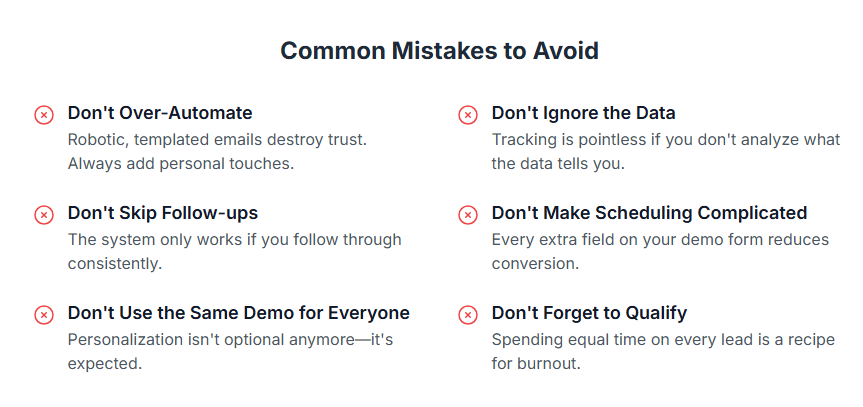 What mistakes should you avoid with these sales tactics