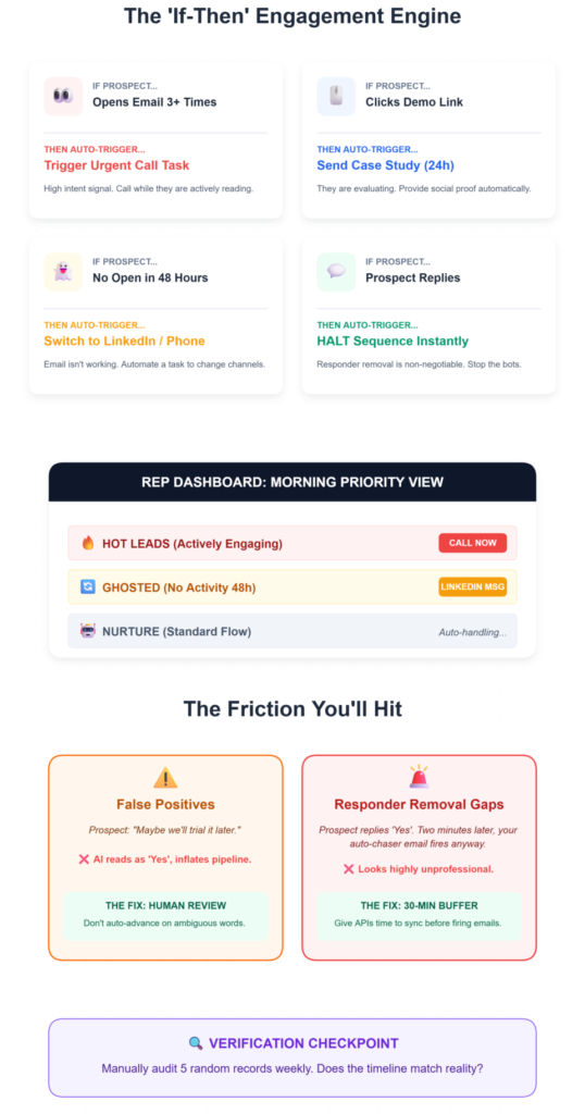 How AI Helps SaaS Teams Fix Demo Follow-Up - Phase 3: Set Up Behavioral Triggers That Keep Deals Moving