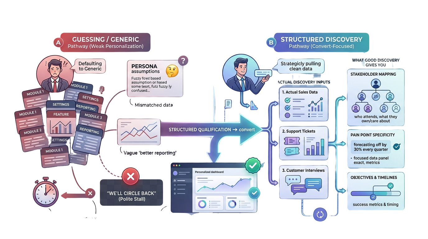 How Discovery Calls Make Demo Personalization Easier - How to Personalize a SaaS Demo for Different Buyer Personas
