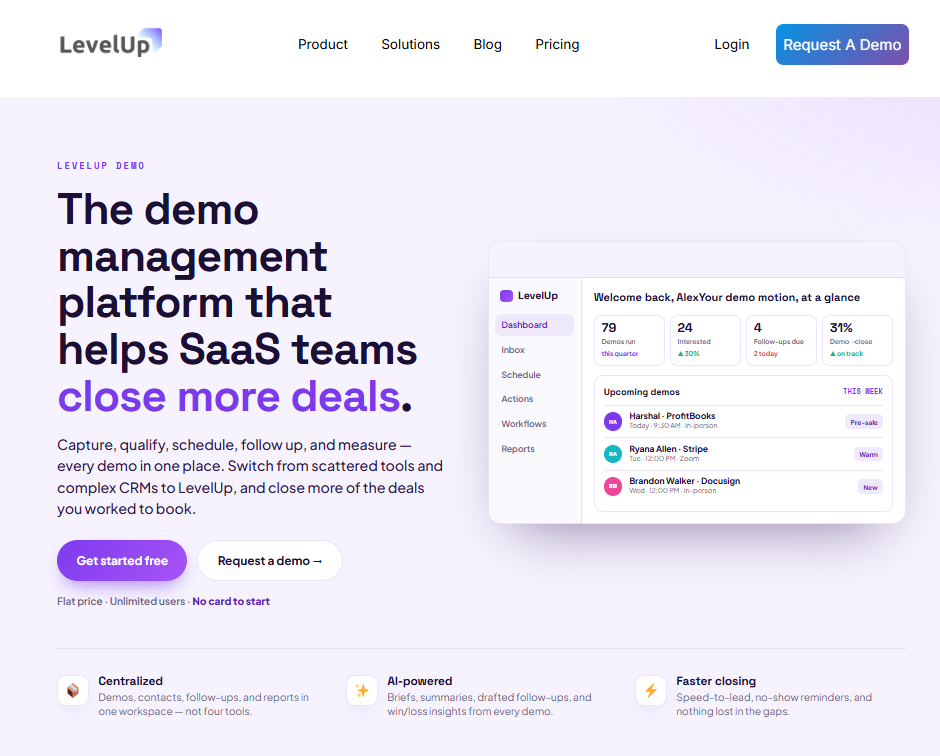 LevelUp Demo